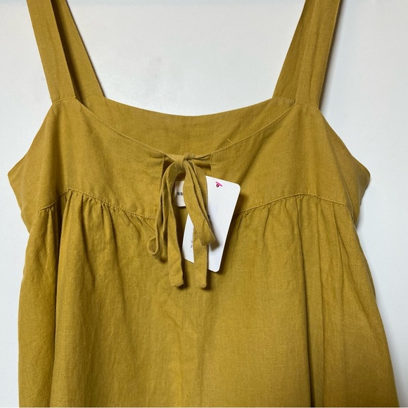 Sunday Morning Raya Linen Midi Strap Dress NWT - Picture 7 of 9